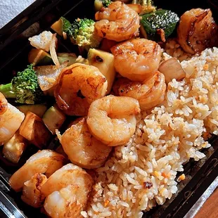 Shrimp hibachi