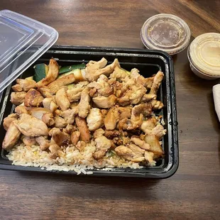 Chicken hibachi plate
