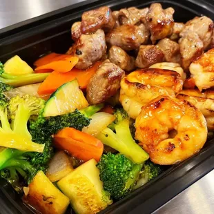 Hibachi steak and shrimp