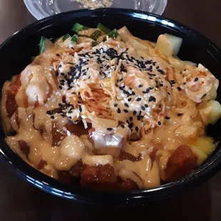 Crazy Spicy Poke Bowl