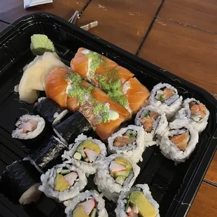 food, sushi, sushi and sashimi, sashimi