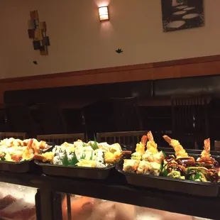 sushi and sashimi, interior