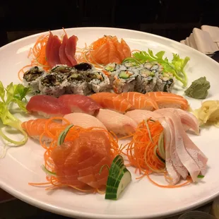 sushi, food, sashimi, sushi and sashimi