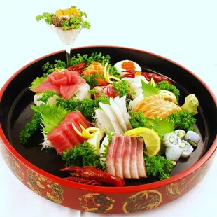 sushi and sashimi, sushi, food, sashimi