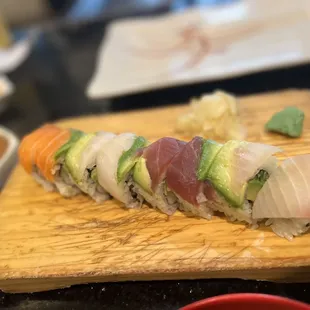 Rainbow Roll ($14)
