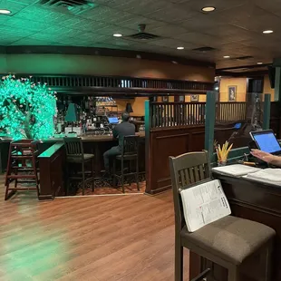Bar area
