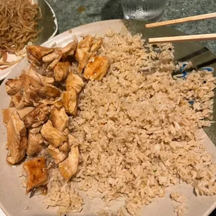 Teriyaki Chicken &amp; Kyoto Special Hibachi Fried Rice