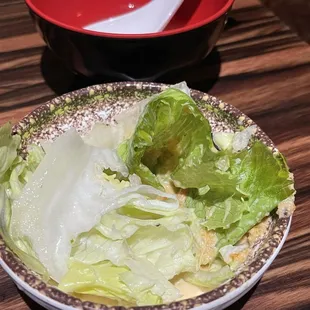Salad that came with Bento Box