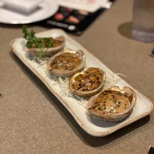 a plate of food on a table