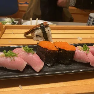 sushi and sashimi, food, sushi, sashimi