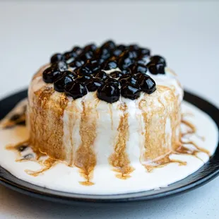 Brown Sugar BOBA Milk Cap Cake