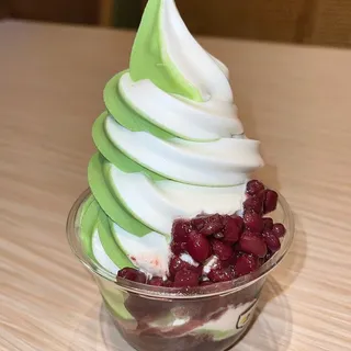 Matcha with Red Bean