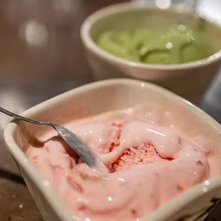 Strawberry Ice Creams (tastes like Nestle Quick [that's a good thing])