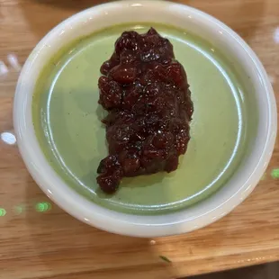 Matcha Red Bean Pudding