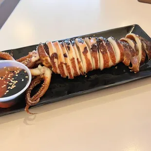 Grilled Whole Squid