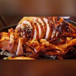 8. Grilled Whole Squid