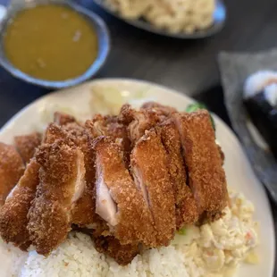 Chicken Katsu Japanese Curry plate