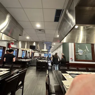 Large hibachi dining area