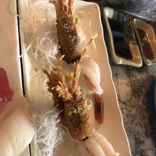 a close up of a plate of food