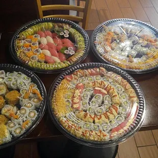 Order sushi for the party today