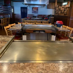 stainless steel counter top