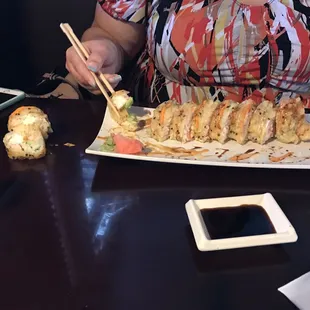 They dropped some of my sis&apos;s roll on the table