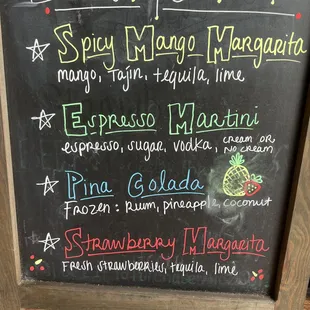 Drink Specials