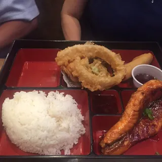 Dinner   Salmon Teriyaki Bento Box
