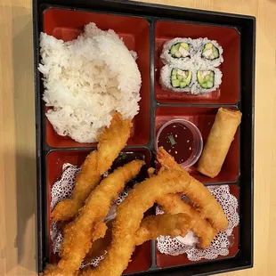 Tempora chicken bento box