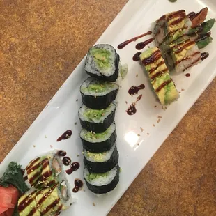 Avocado Roll, Shrimp Tempura (App)