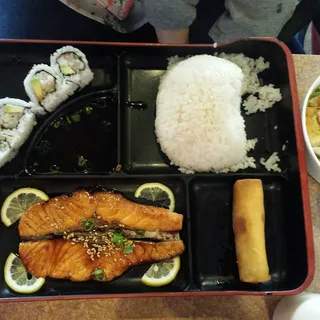 Dinner   Salmon Teriyaki Bento Box