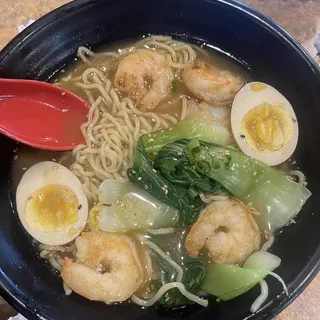 Shrimp Ramen Noodle Soup
