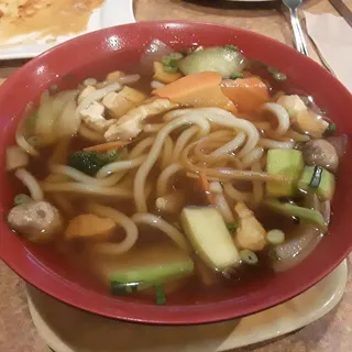 Udon Noodle Soup with Chicken
