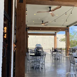 Outdoor seating area