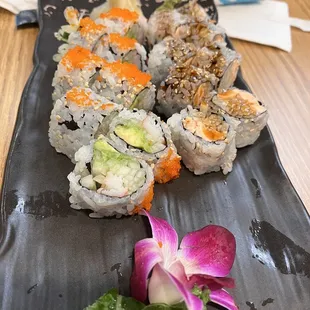 food, sushi and sashimi