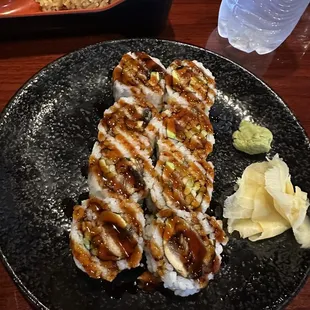 sushi and sashimi, food