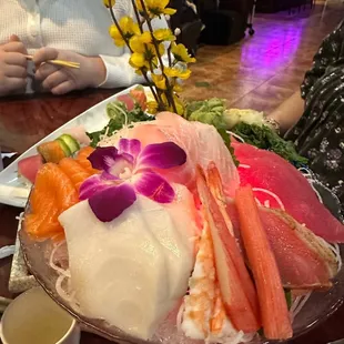 Sashimi plate