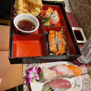 sushi, sushi and sashimi, food, sashimi