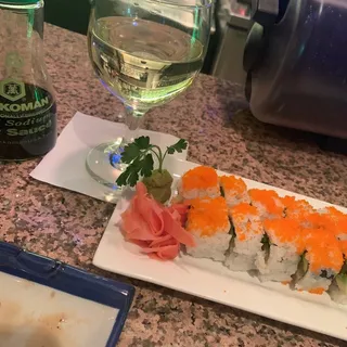 7 Pcs Sushi with California Roll