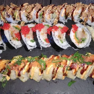 food, sushi and sashimi