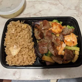 Steak and Shrimp Hibachi Combo