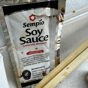 High fructose corn syrup soy sauce