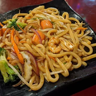 Seafood udon