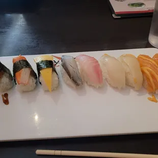 sushi and sashimi, food, sashimi, sushi
