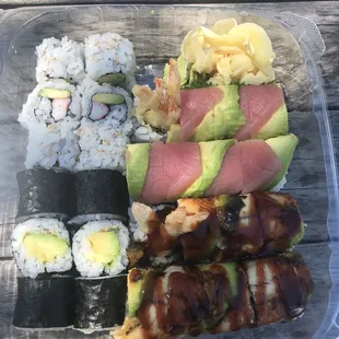 Red Dragon, Dragon, Avocado Roll, California