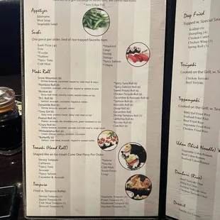 Lunch AYCE menu (1/2)