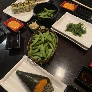 sushi and sashimi, food, sashimi, sushi
