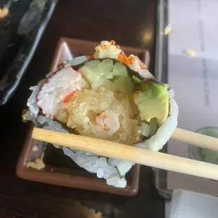 The biggest sushi piece I&apos;ve ever eaten