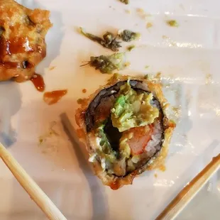 Was told the stringy brown fibers I pulled out of the avocado were &quot;just the skin&quot; and that my food was fine.