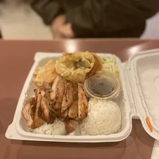 Chicken and Tempura Combo